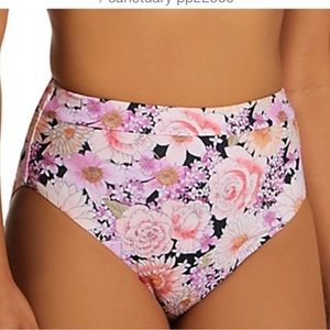 Sanctuary Petal Pusher Banded High Leg/Rise Swim Bottom